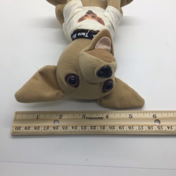 Chihuahua Yo Quiero Taco Bell Dog Plush Stuffed w Photo Shirt 6" Plush Applause - Picture 14 of 15